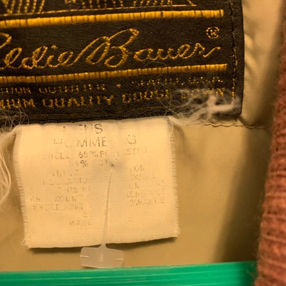 Eddie Bauer Goose Downlight Quilted Puffer Jacket Sz M - Picture 8 of 9